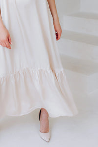 Cream flowy dress