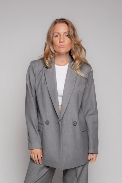 Blazer Femme The Limited - Taille 4 - Gris - Rayon - Neuf Avec étiquettes