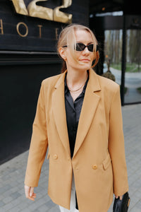 Ladies camel blazer