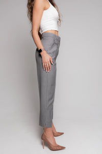 Ladies grey formal trousers