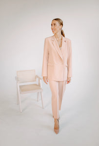 Ladies peach blazer