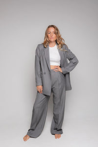 Light gray women's blazer