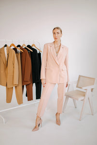 Peach blazer for ladies