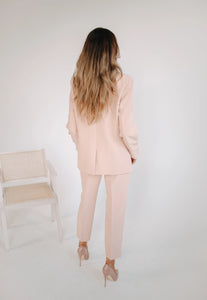 Peach classic trousers