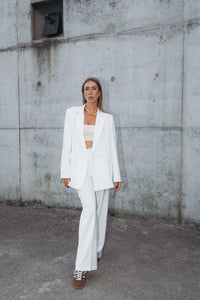 White formal jacket womens