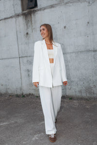 White summer blazer