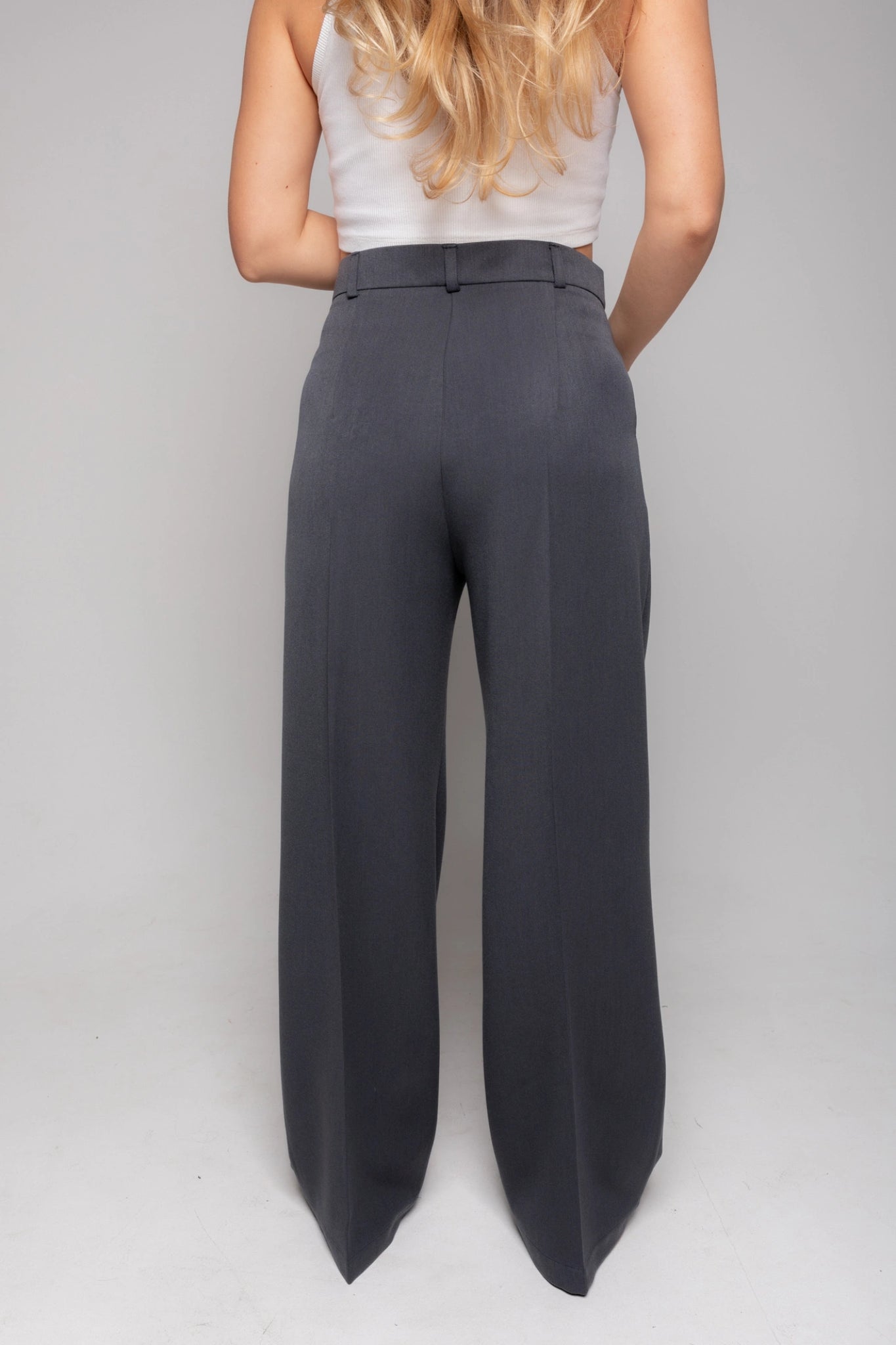 Womens charcoal trousers