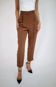 Women's Chocolate Brown Trousers