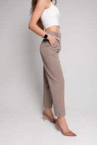 Womens taupe dress pants